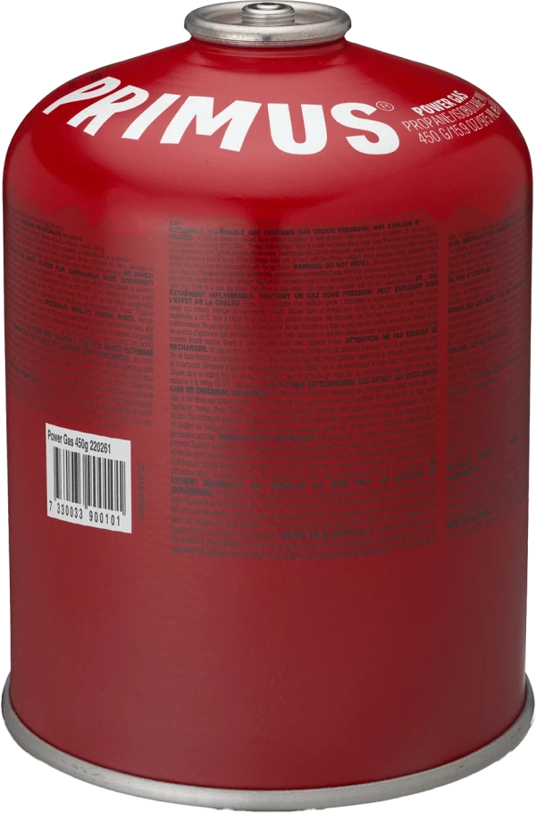 Primus Power Gas 450g L1 Grillar & Pizzaugnar frilagd